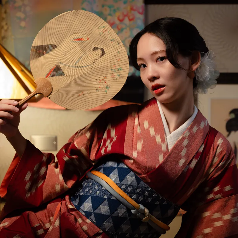 紅粉方格 4